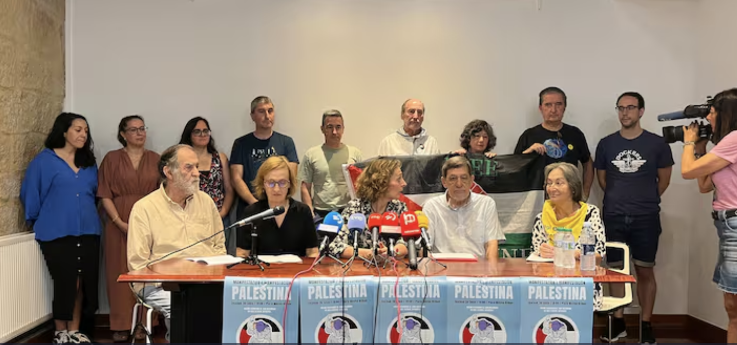 Bilbao se moviliza este jueves en una gran marcha ciudadana por Palestina